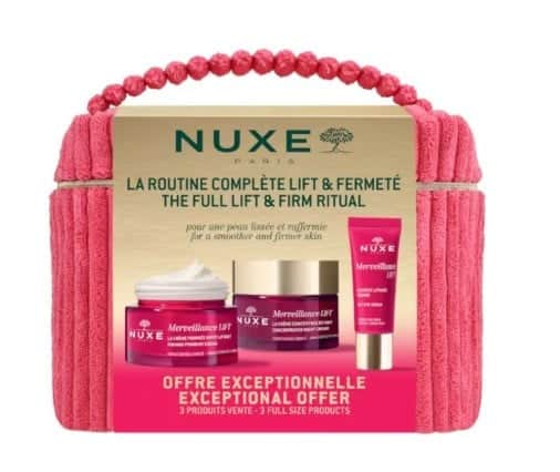 Nuxe Neceser Rutina Merveillance Crema Polvo 50ml + Crema Noche 50ml + Contorno Ojos 15ml